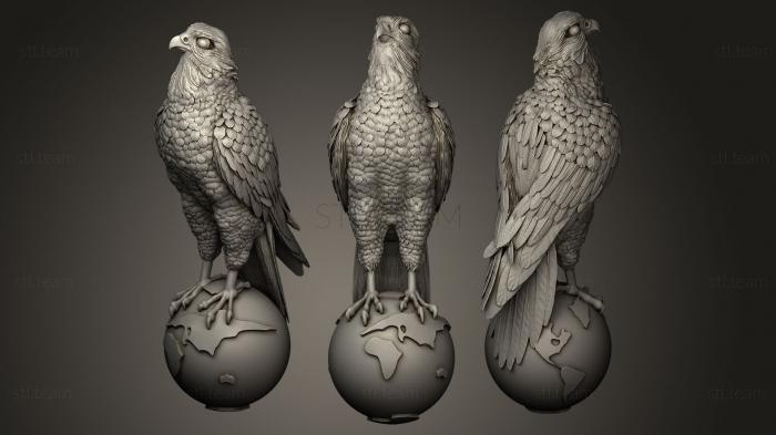 Статуэтки птицы Falcon Globe